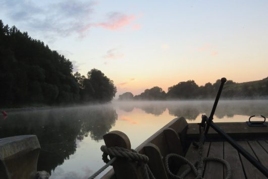 Balade sur la Loire avec café et croissants